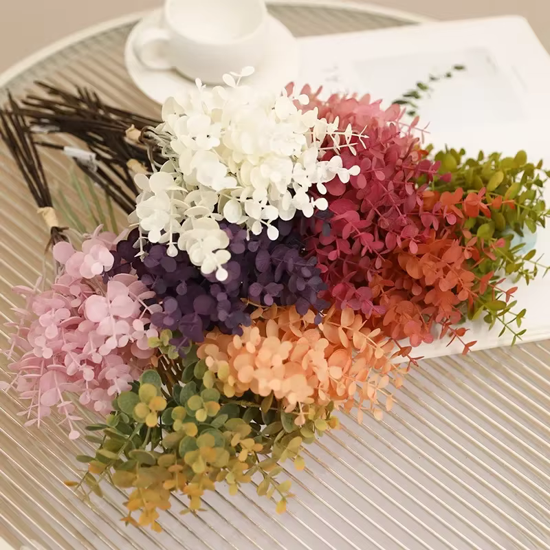 Feuilles de plantes de Simulation en plastique