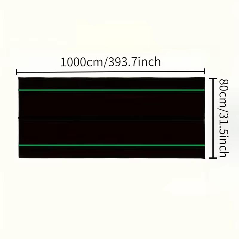 Toile de paillage horticole noire en PP respirante et perméable à l'eau pour jardin et potager