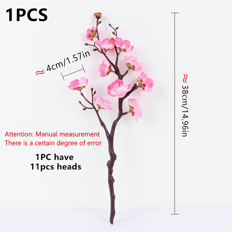 1 pièce de fleur de prunier simulée