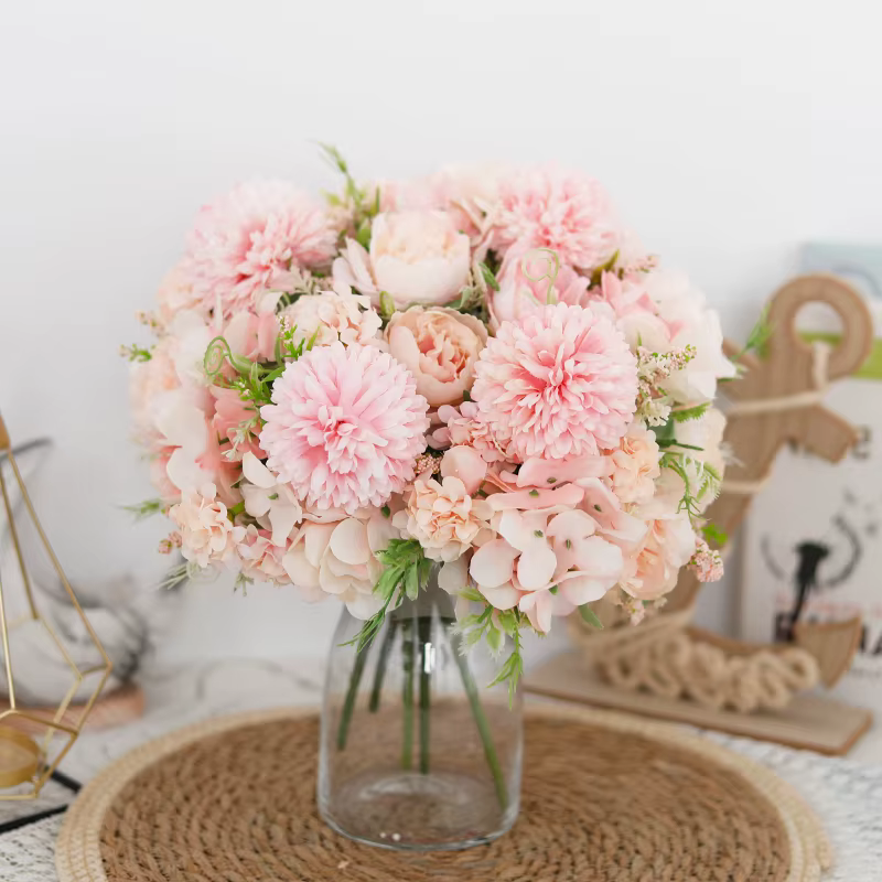 Bouquet hybride de pivoine de fleurs artificielles