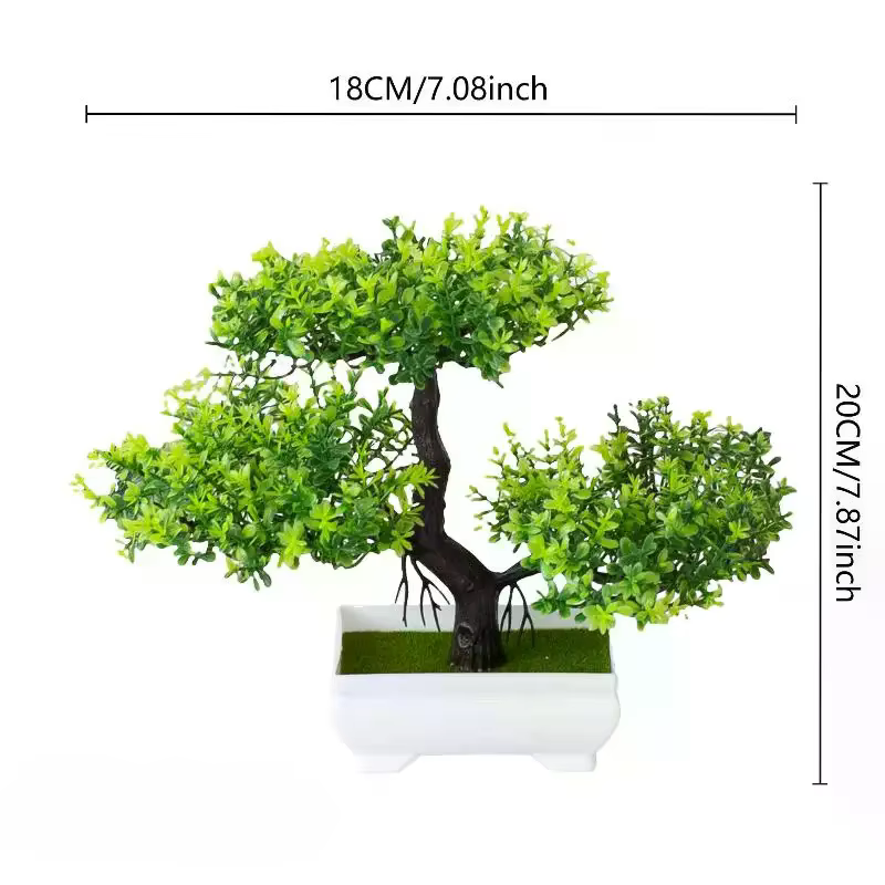 Plante artificielle de pin à trois broches