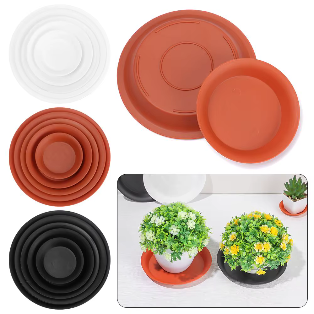 Pot de fleur de jardin rond