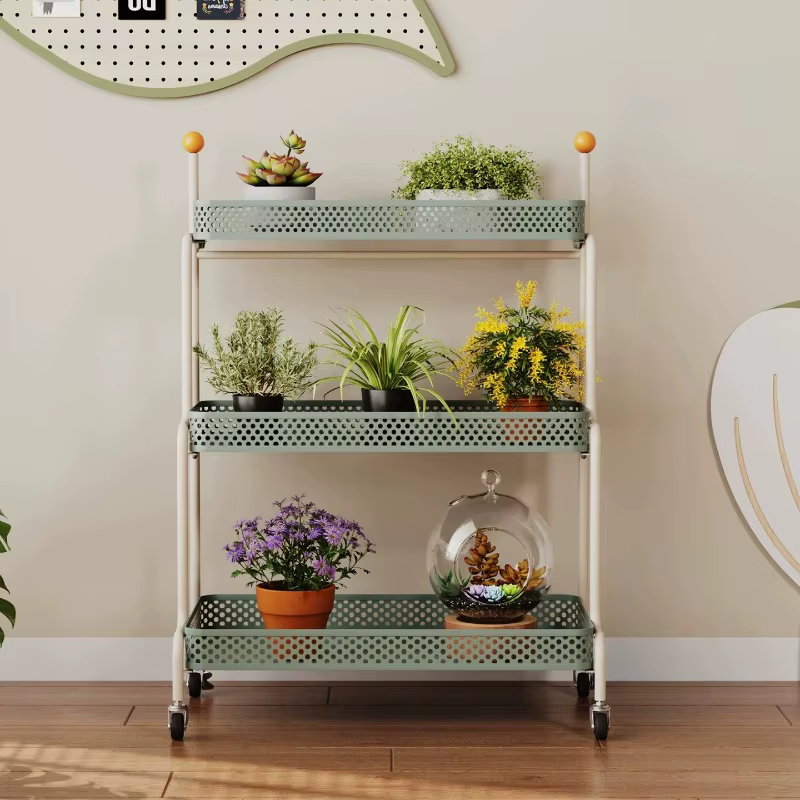 Support de présentation pour plantes d'extérieur en forme de rose