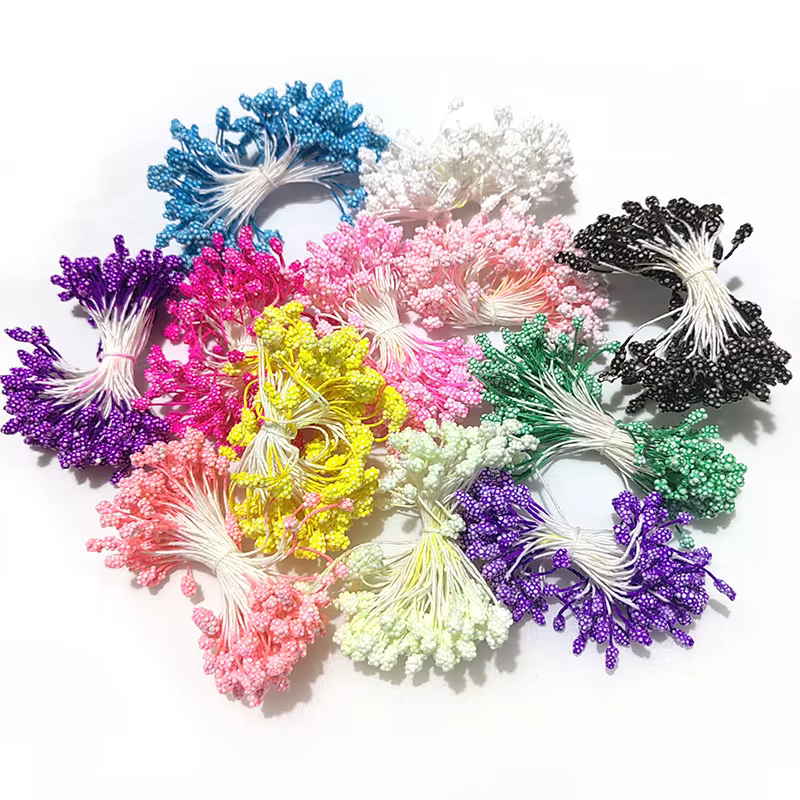 Étamine de fleurs artificielles faites à la main