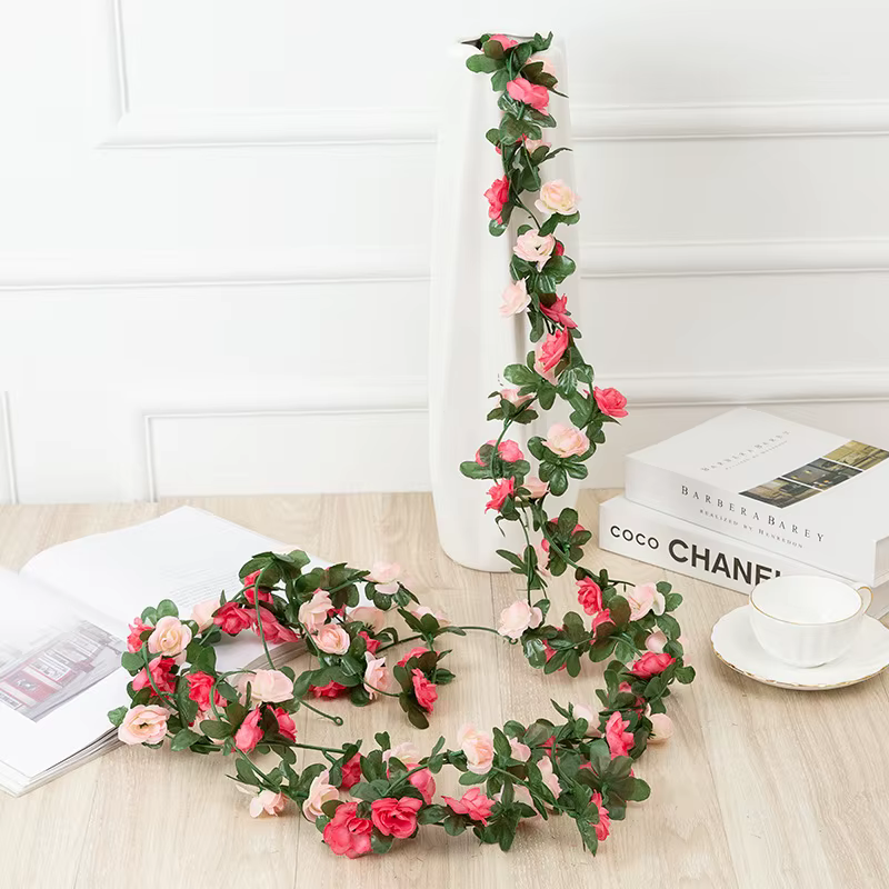 Vigne Artificielle Rose pour Guirxiété de Mariage