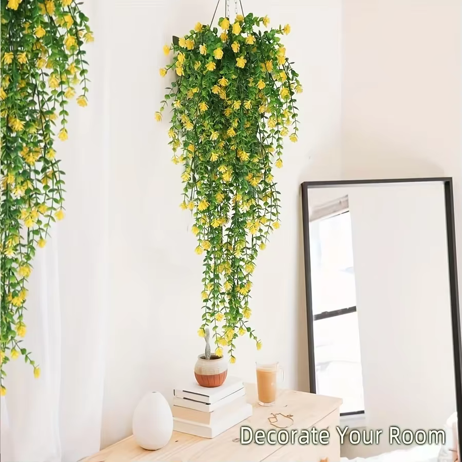 3 pièces, plantes suspendues artificielles fausse plante suspendue