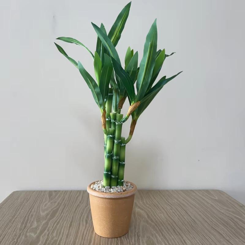 Plante artificielle en bambou porte-bonheur