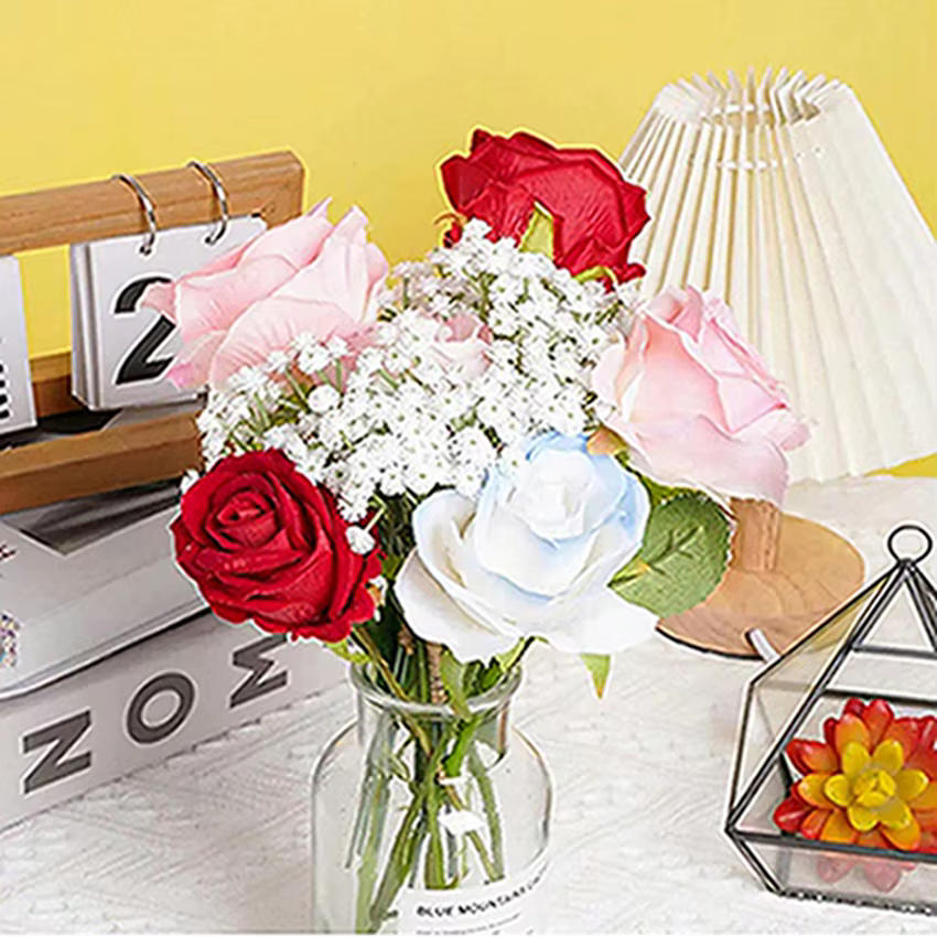 Fleurs artificielles Babysbreath mariage maison chambre Table Decor célébration en plein air Halling couronne de mariée Bouquets Party Craft cadeau