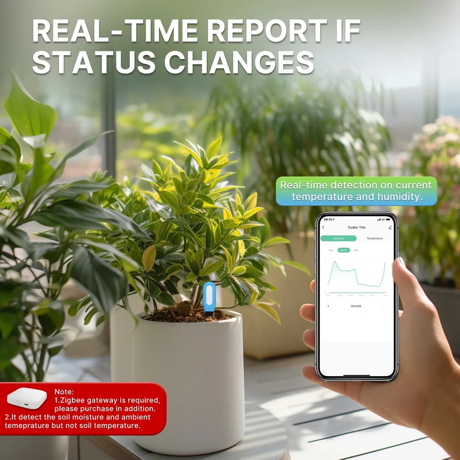 MOES – compteur intelligent de température du sol ZigBee