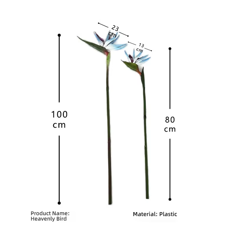 Fleur artificielle en PU au toucher réel