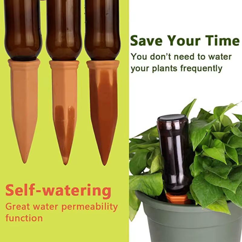 2 paquets, piquets d'arrosage automatique pour plantes