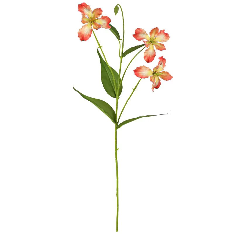 Branche de lys artificielle décorative pour mariage