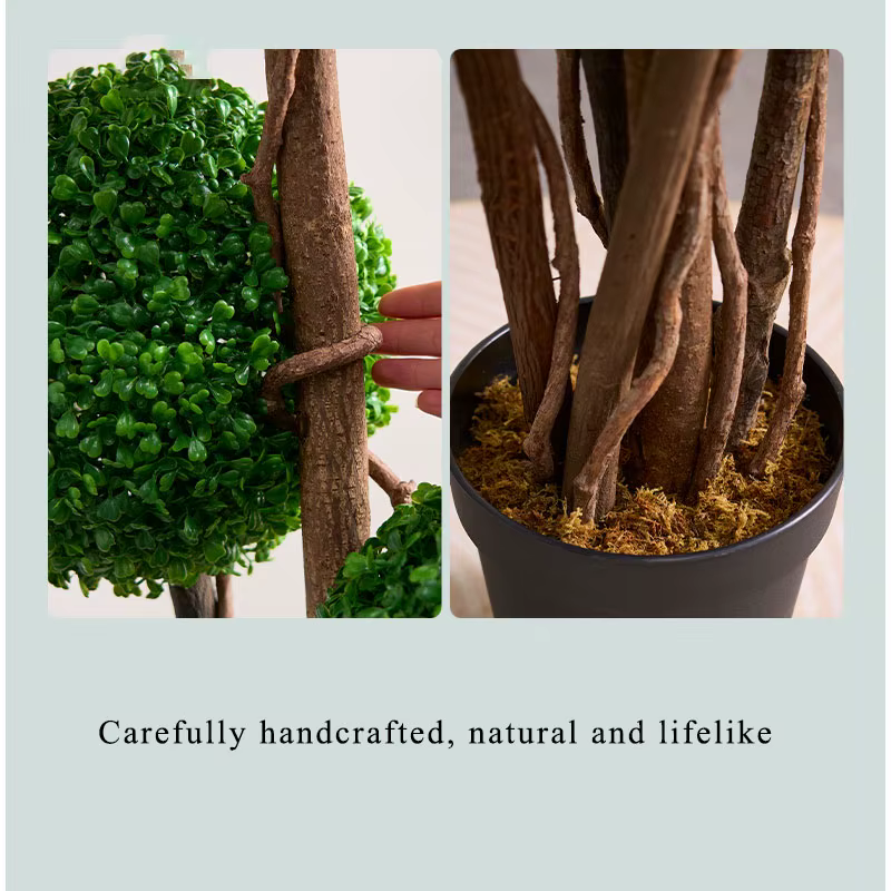 Plantes vertes artificielles sphériques de Milan nordique (parole) | Décoration intérieure et extérieure de fenêtre de