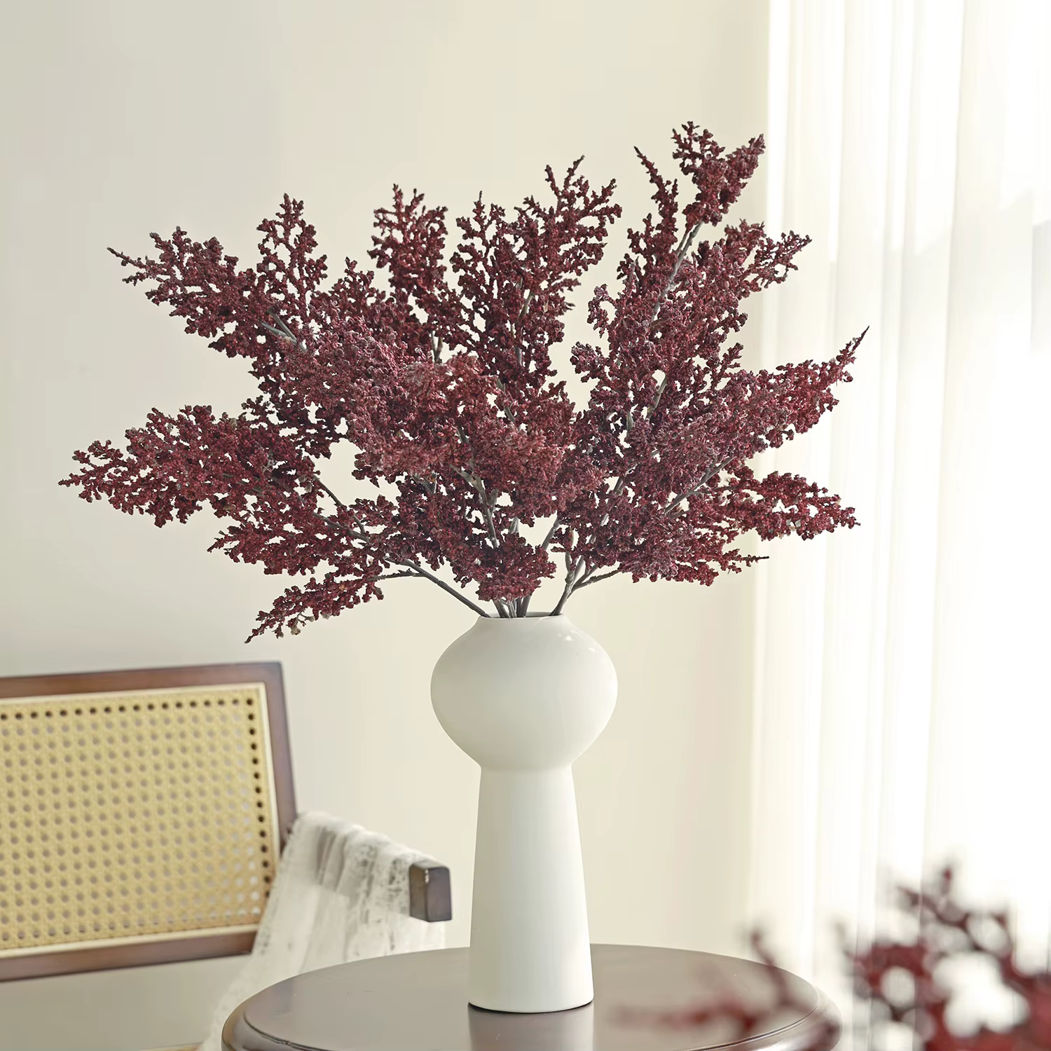 Plantes artificielles en soie