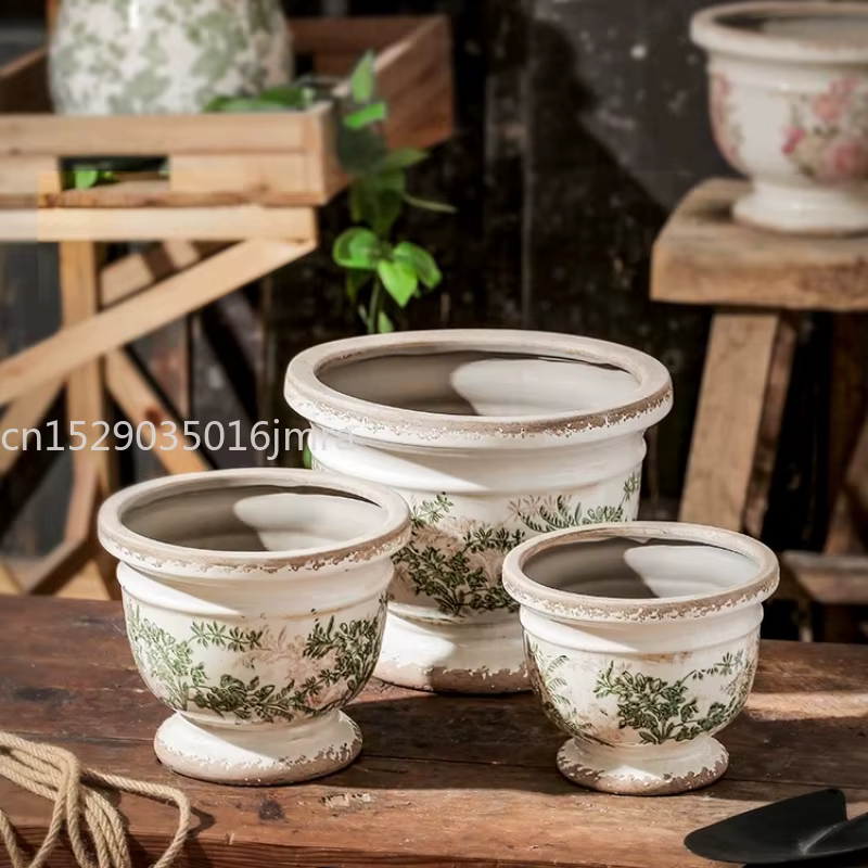 Pot de fleurs en céramique