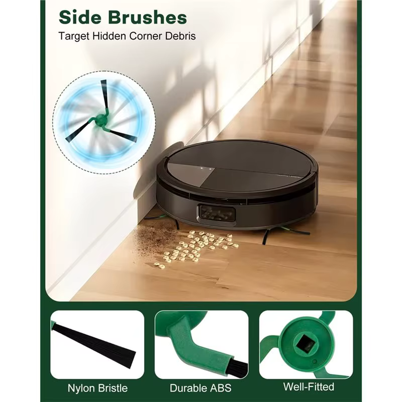 ABBZ-Accessoires pour aspirateur robot Irobot Roomba Max 705 Combo/706 Combo - brosses principales, filtres, brosses latérales,