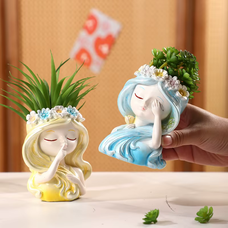 Pots de fleurs artistiques