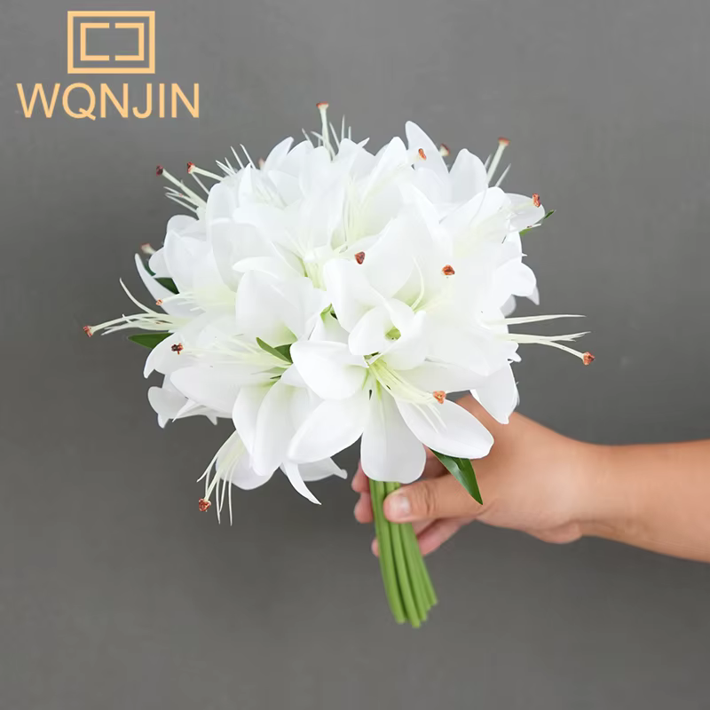 Bouquet de Lys Rose à 20 Têtes