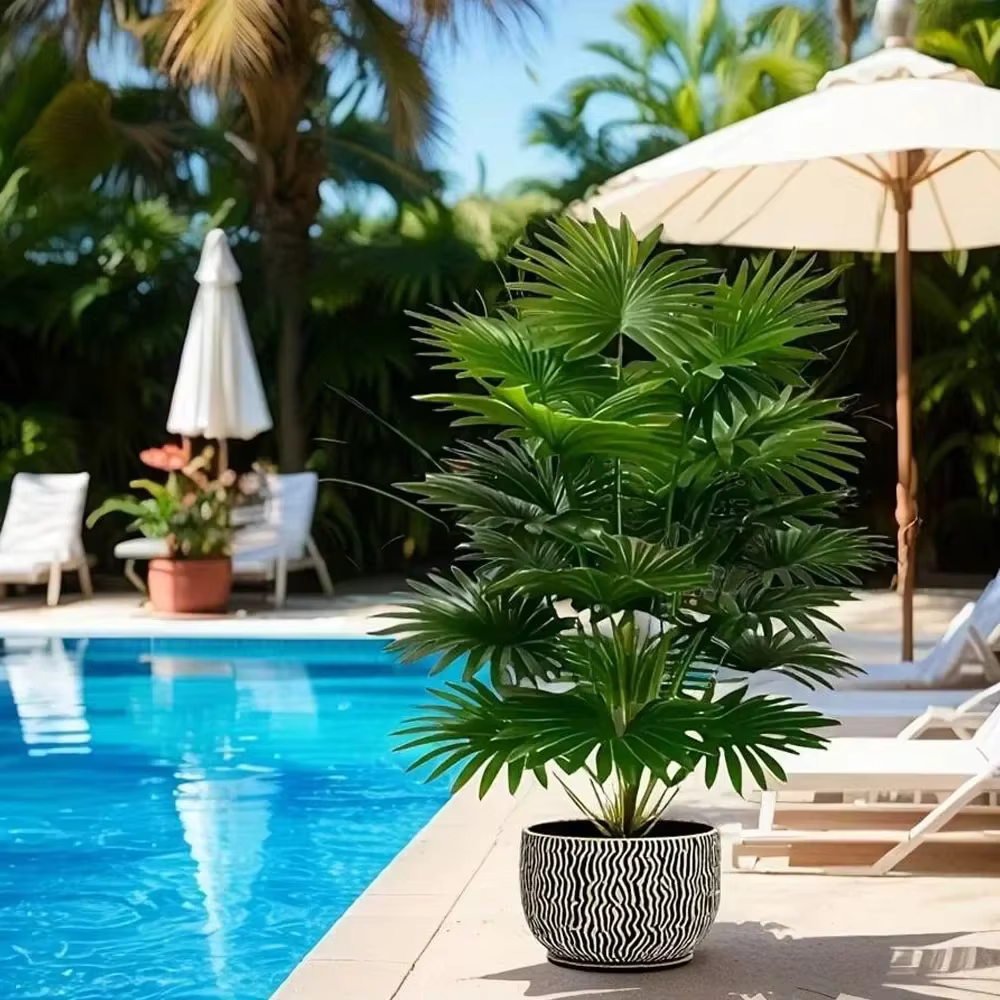 24 feuilles de plantes artificielles de 31.5 pouces