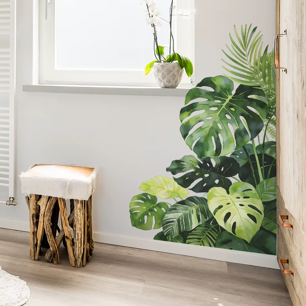 Feuilles de tortue vertes pour chambre à coucher