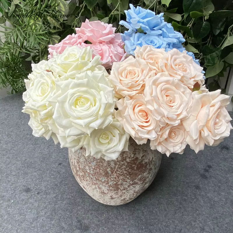Bouquet de roses artificielles en diamant