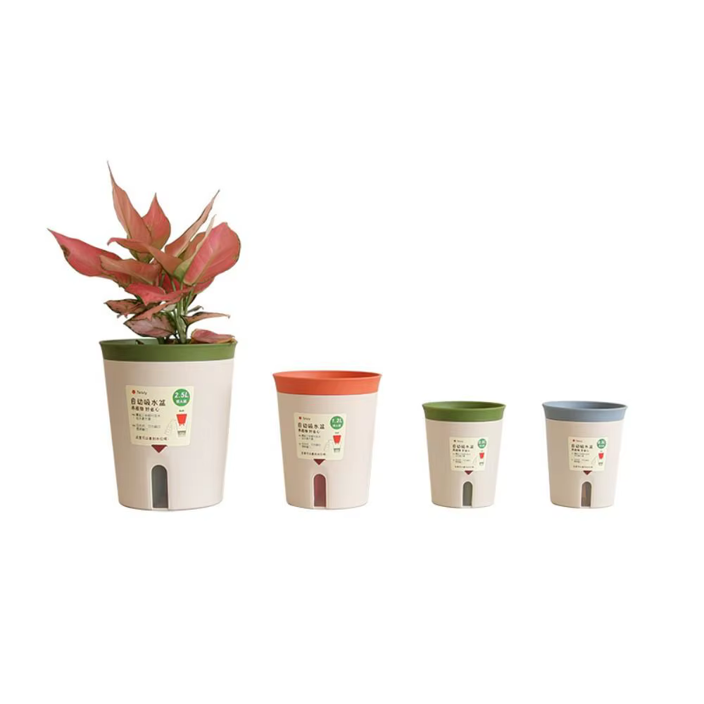 Pot de fleur hydroponique paresseux en plastique
