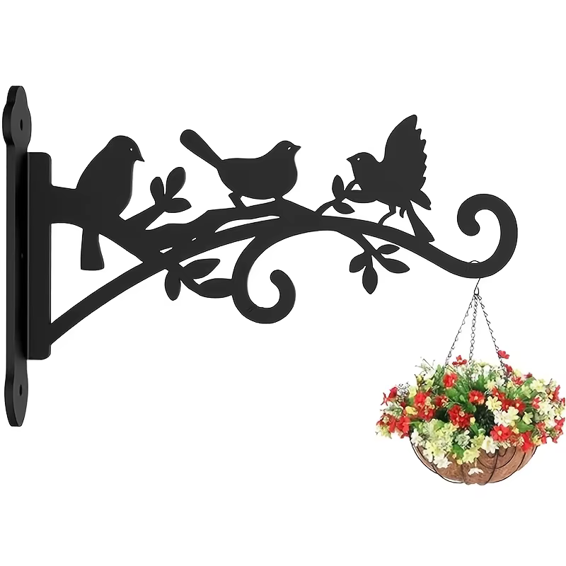 Cintre mural en métal pour plantes