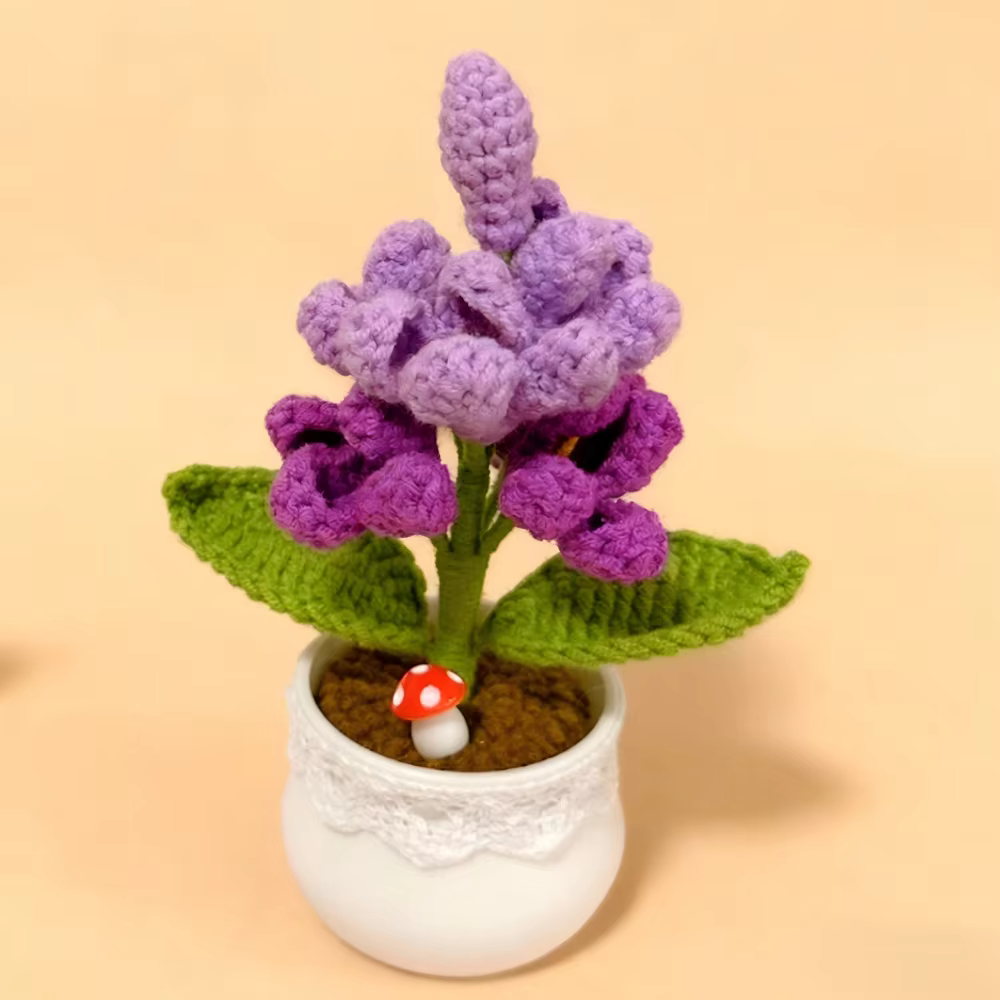 Crochet fini fait à la main