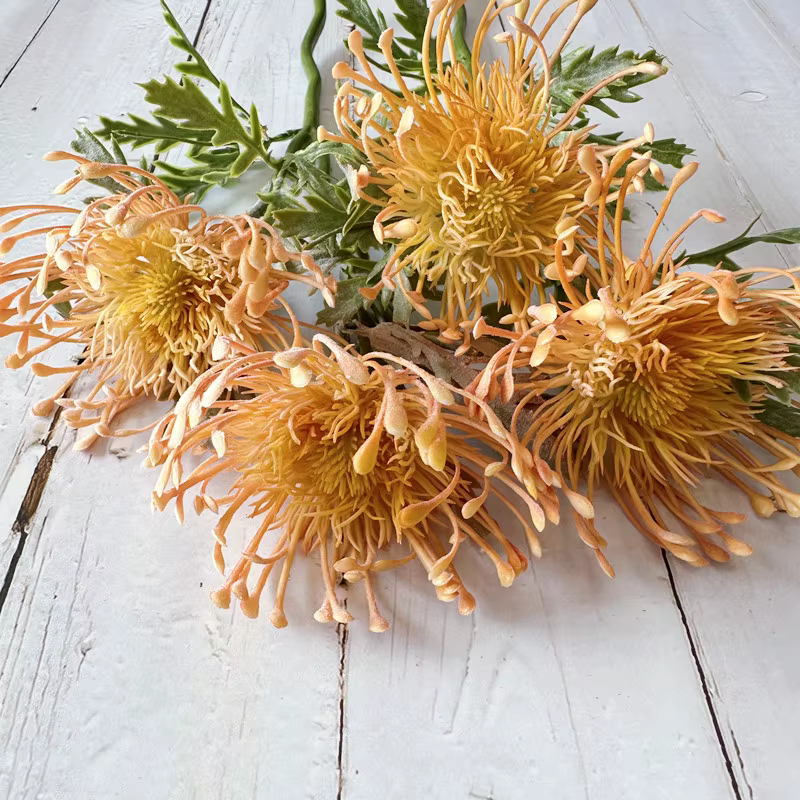 Grande fleur de chrysanthème araignée artificielle réaliste