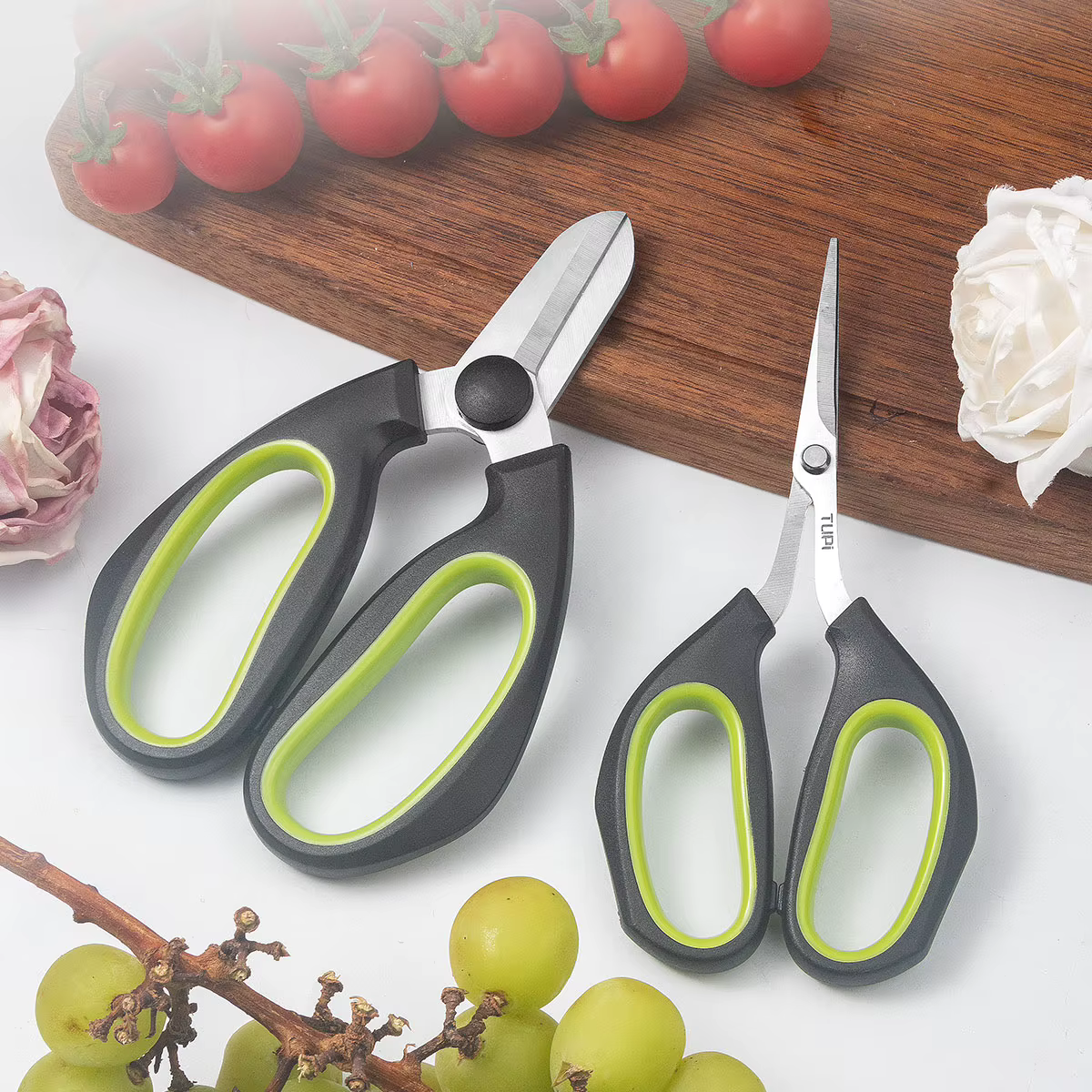 Ciseaux de jardinage, cisailles de fleuriste pour plantes et fleurs