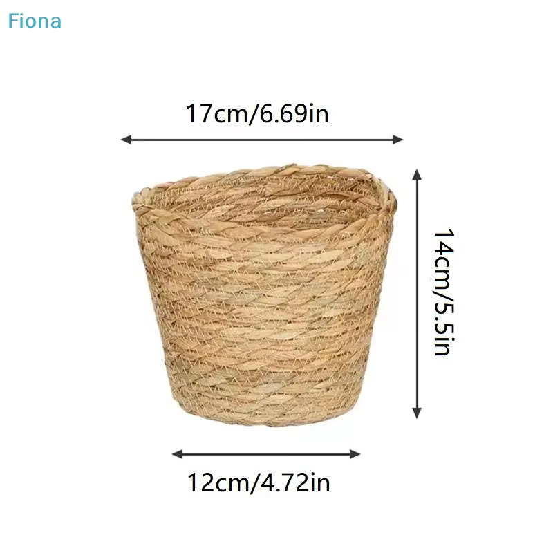✔ Panier de fleurs en rotin tressé