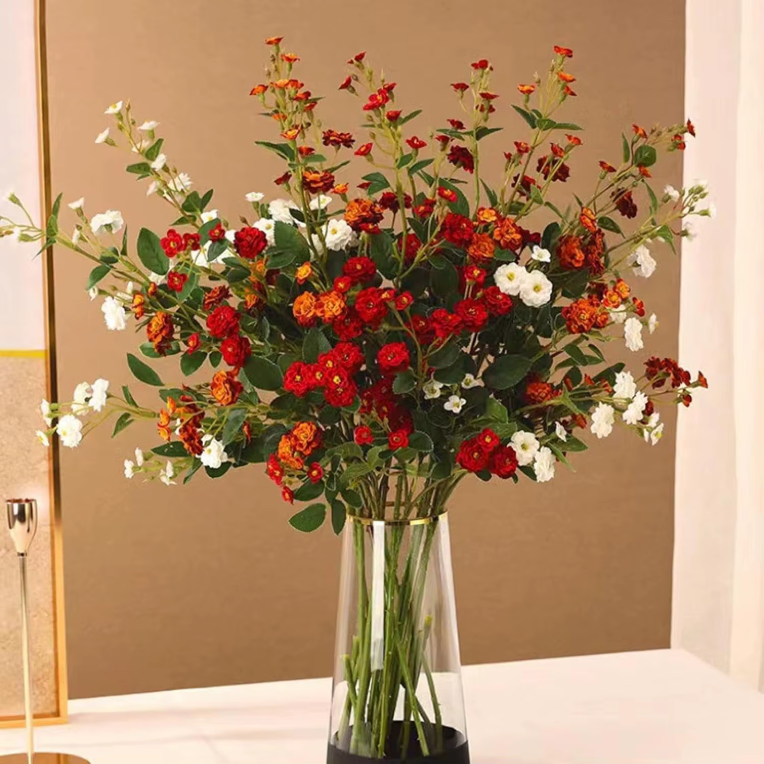 Fleurs Artificielles Faite à la Main Marguerites pour Maison