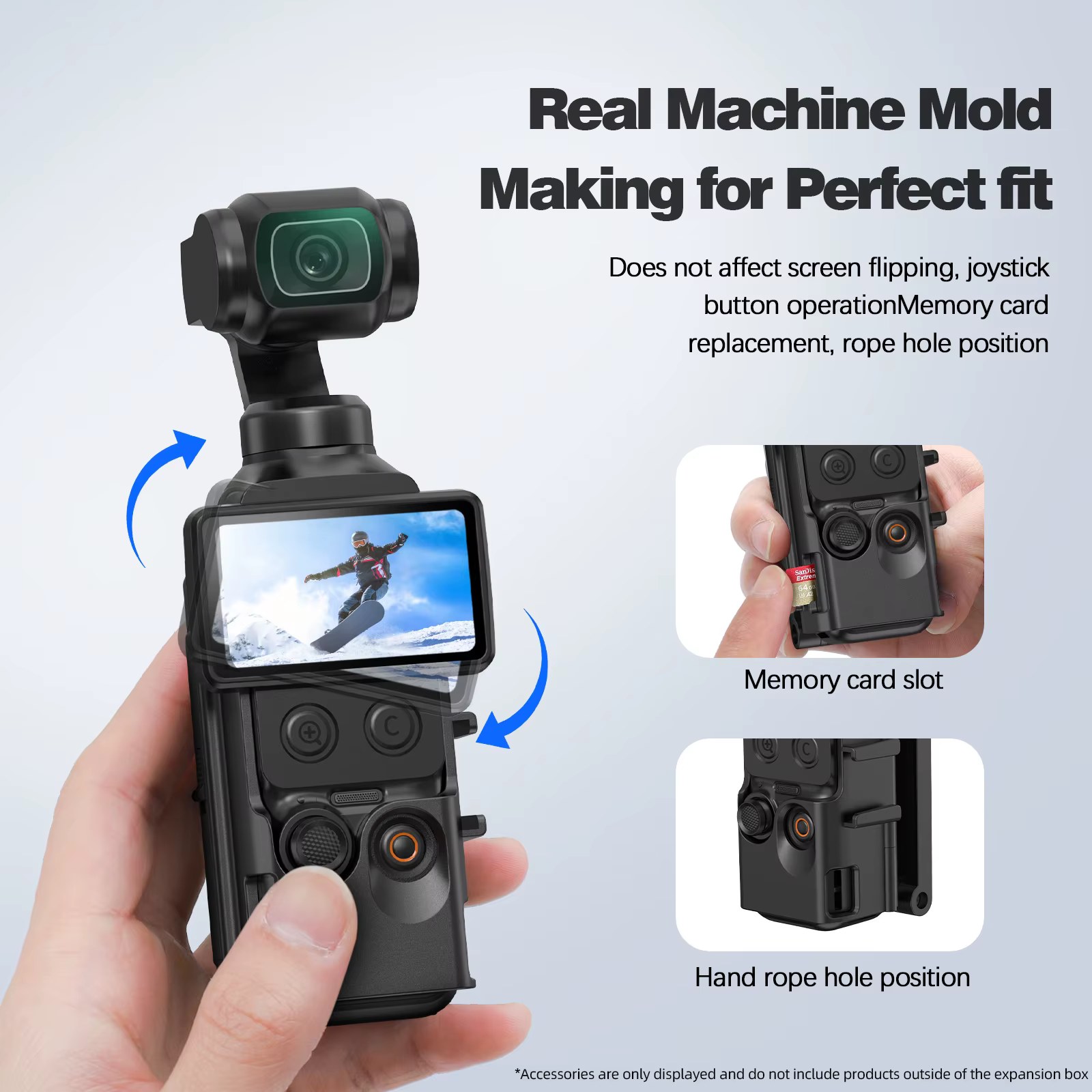 Accessoire pour caméra Pocket 4, support magnétique, support de table, accessoires pour Osmo Pocket 4, angles réglables pour la photographie