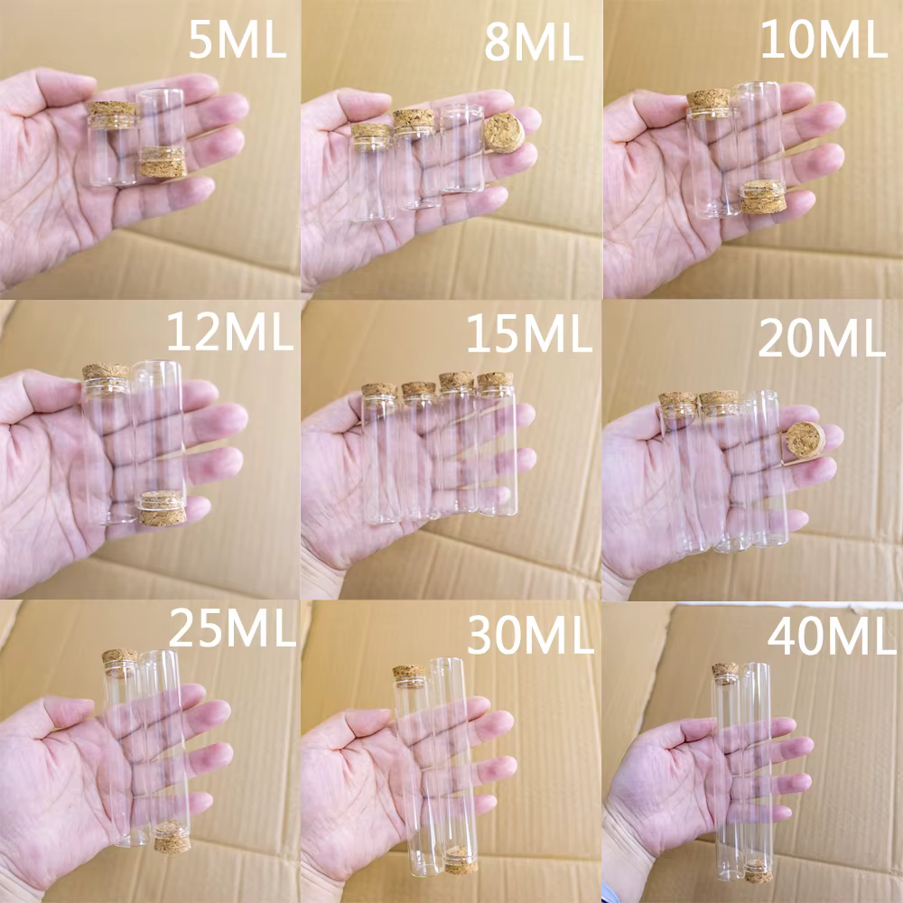 Bouteilles en verre avec bouchon
