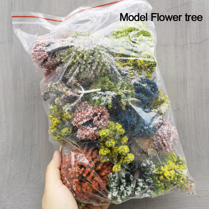 30 pièces/lot d'arbres modèles de fleurs