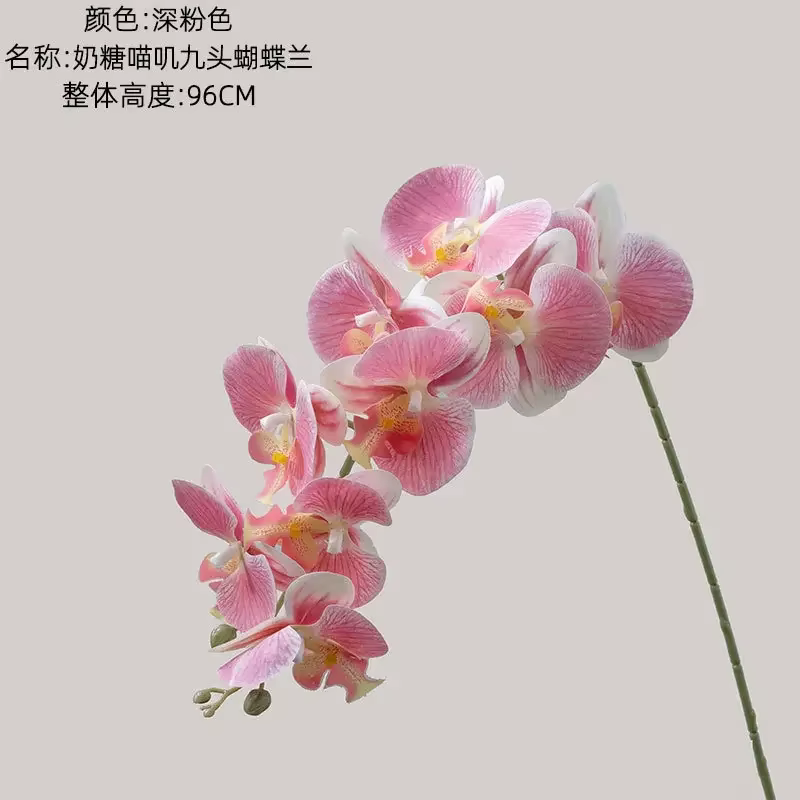 Fleurs Artificielles Hydratantes Phalaenopsis au Toucher Réel
