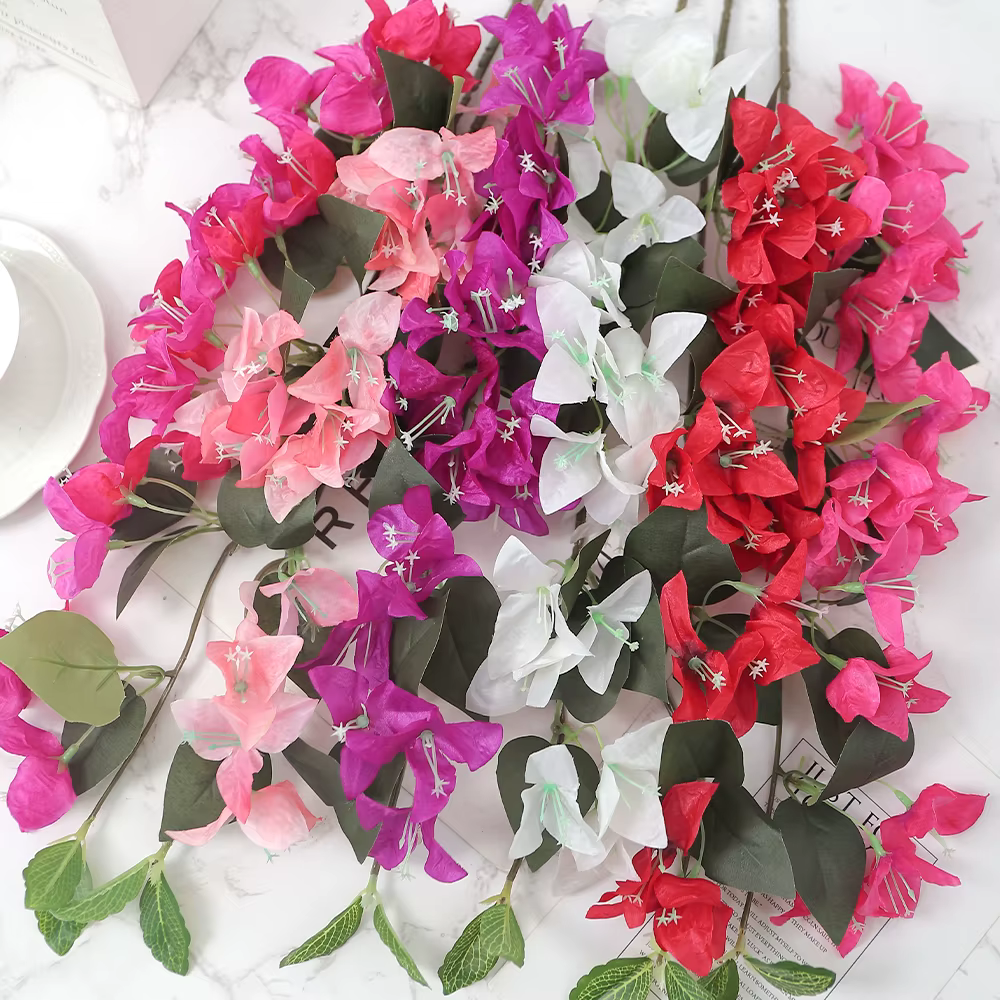 Fleur papillon artificielle pour la décoration de la maison