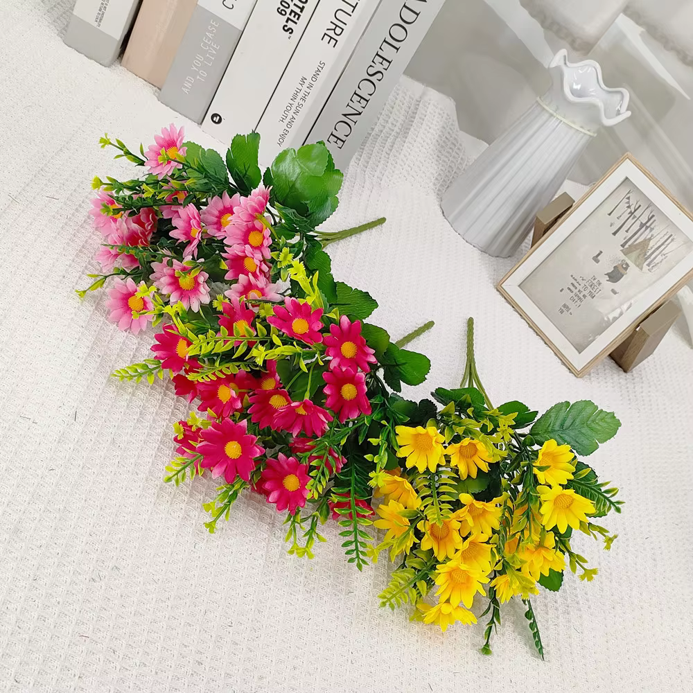1 paquet de fleurs artificielles d'extérieur