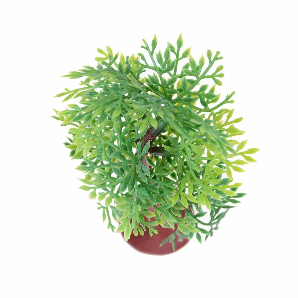 Arbres scène décoration Figurines miniatures Micro-paysage faux arbre Pot de fleur ornements modèle ornement