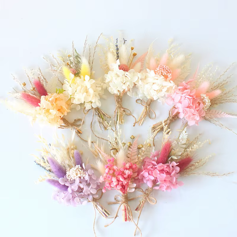 Mini Bouquet de fleurs sèches naturelles
