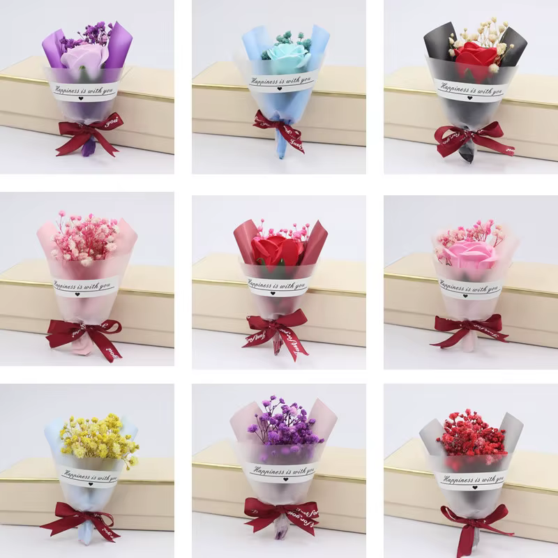 Mini petit bouquet de fleurs séchées