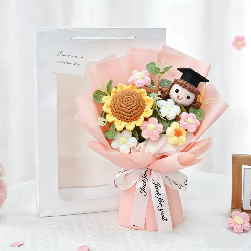 Fleurs au crochet faites à la main