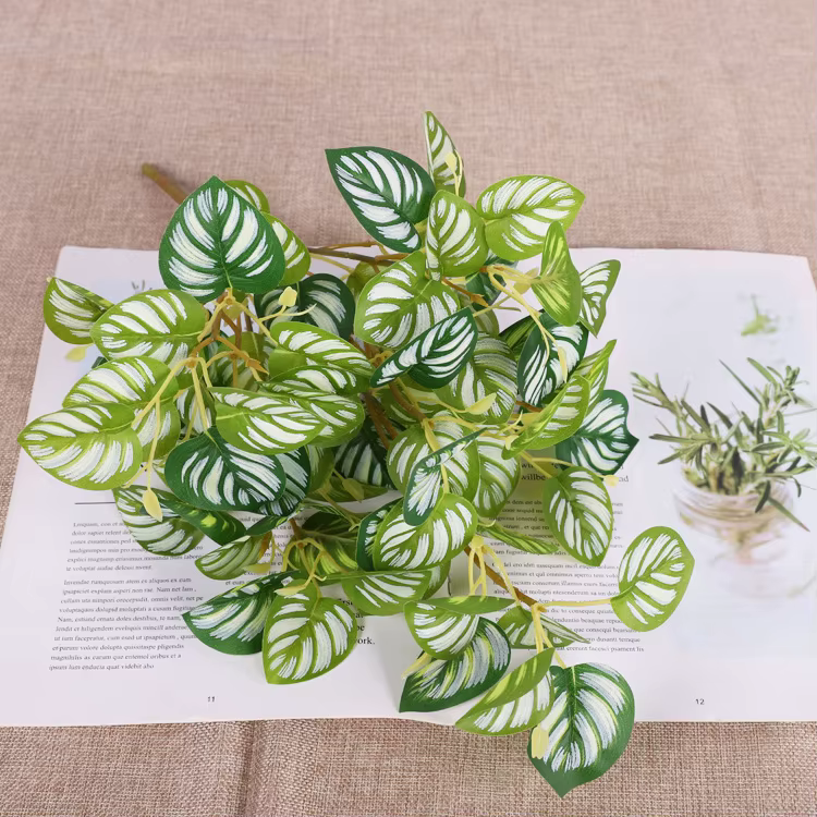 Plantes artificielles en plastique pour la décoration de la maison