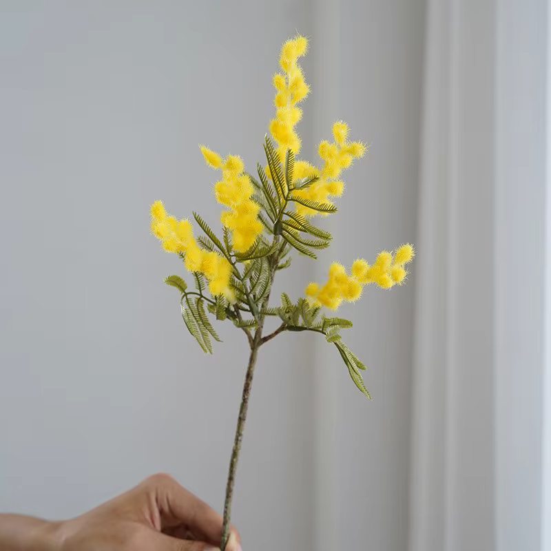 Fausses fleurs artificielles en acacia