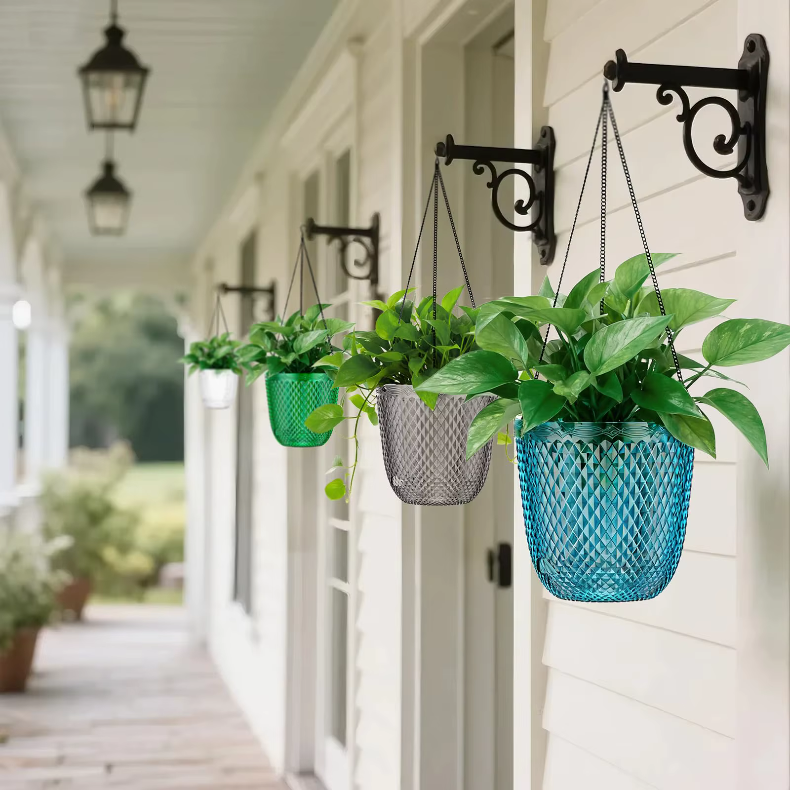 Lot de 2 pots auto-arrosants de 5
