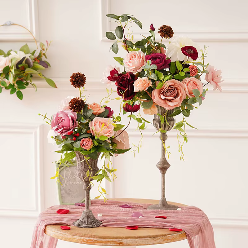 Série de pâte de haricots avec Vase vert