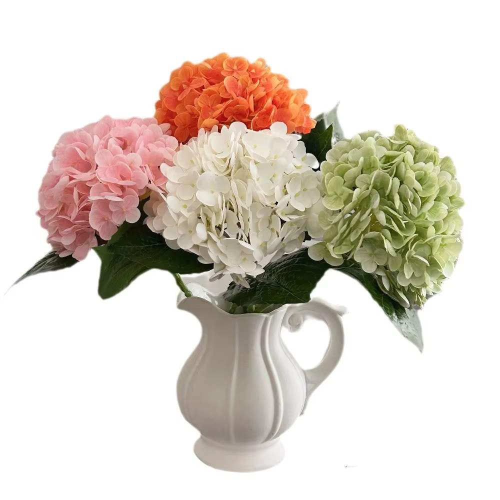 Fleurs artificielles en tissu de soie réalistes