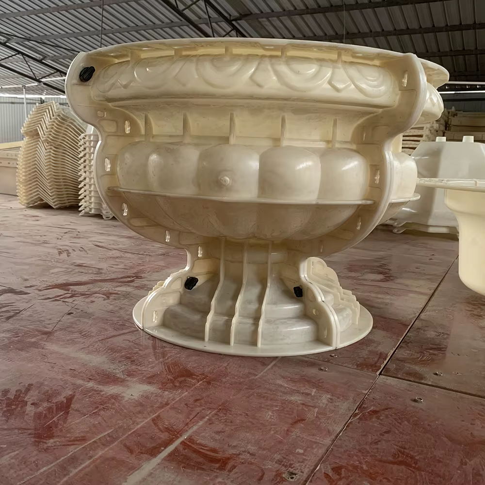 Jardinière décorative en béton en plastique