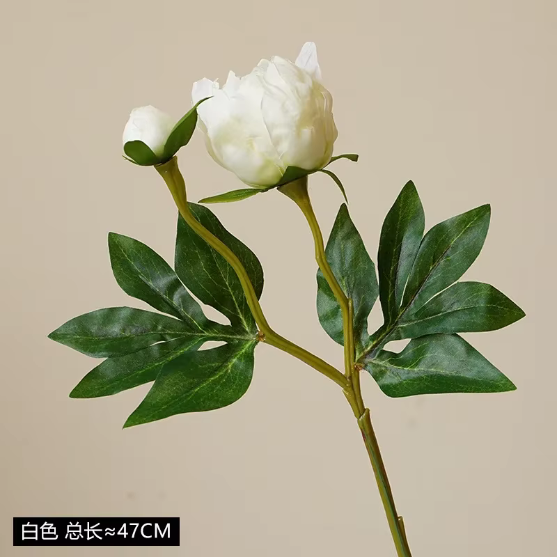 Arrangement artistique maison fête décembre Style européen simulé pivoine Mini fausse fleur artificielle rétro petite fleur de soie de pivoine ou