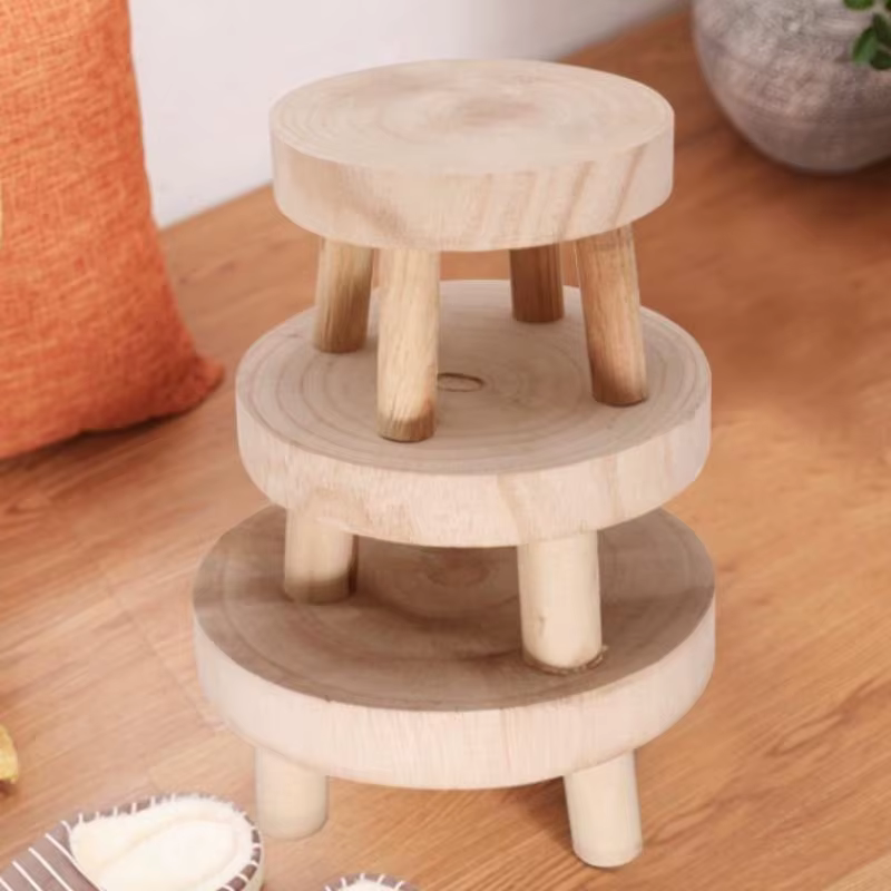 Support de plantes en bois